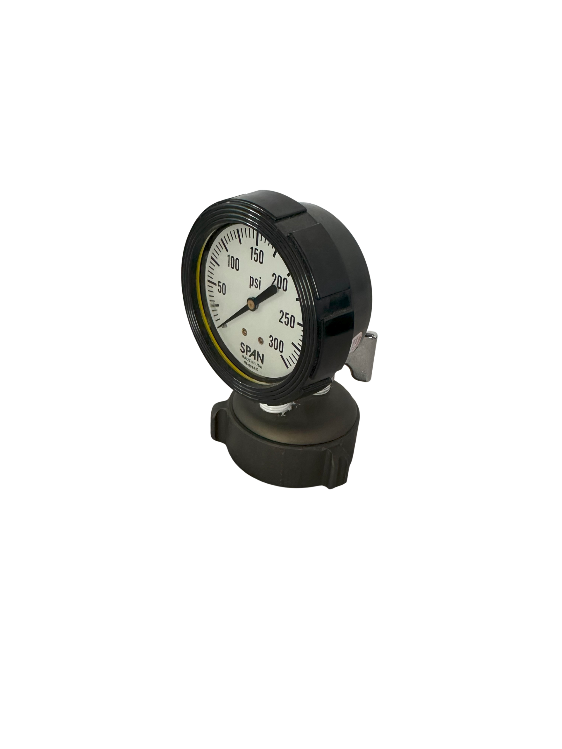 1 1/2" Cap Gauge w/ 0-300 Glycerin Filled Gauge & Bleeder Valve