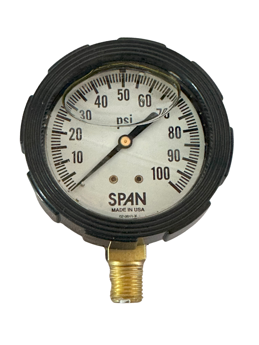 2.5" Glycerin Filled Gauge 0-100 PSI
