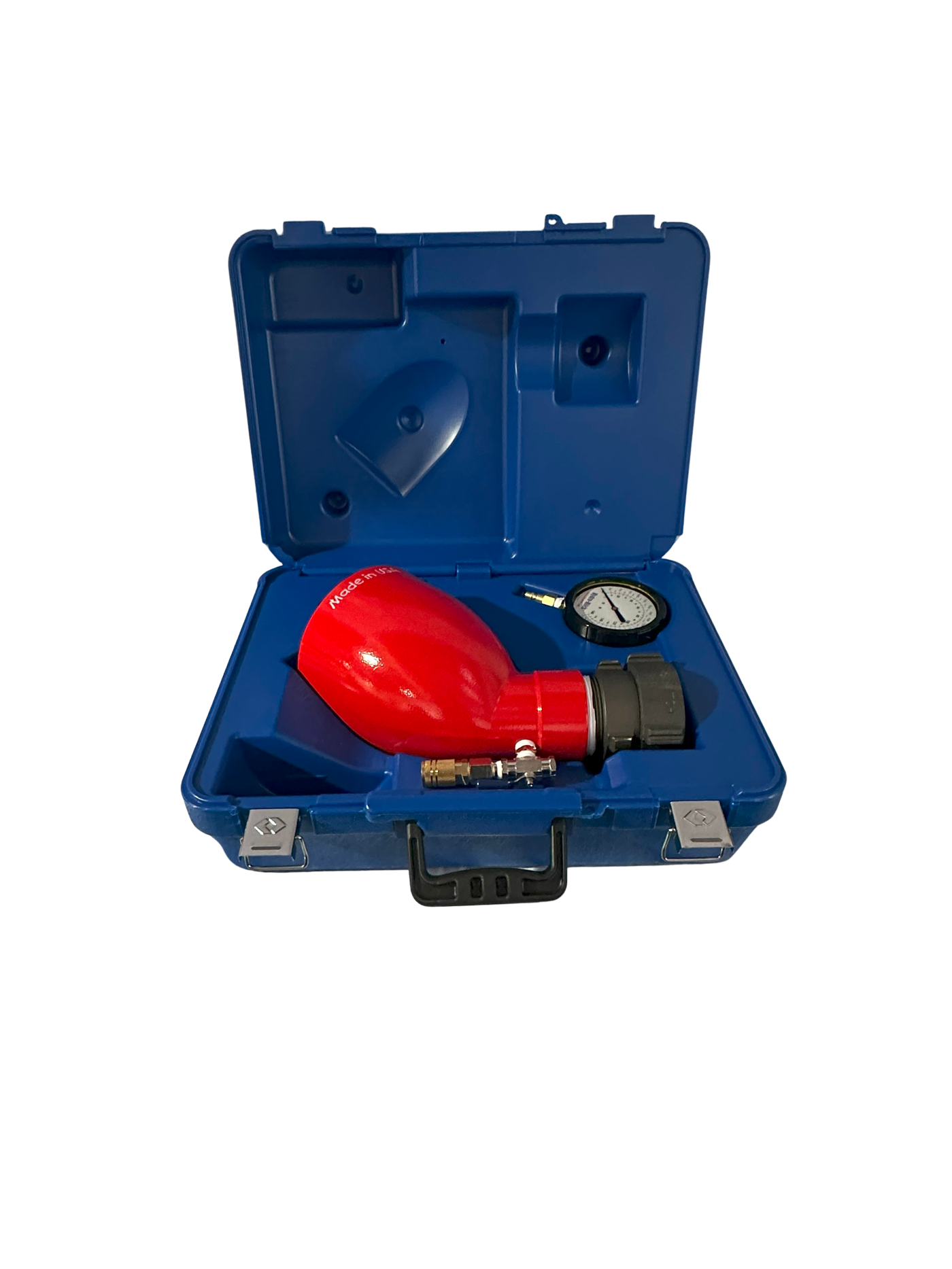 2.5" Flow Testing & Flushing Diffuser 160 PSI W/Case & 2 Gauges