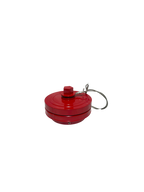 5″ Storz Pentagon Cap Fire Hydrant Adapter- Red Powdercoat