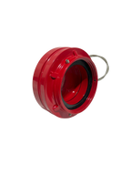 5″ Storz Pentagon Cap Fire Hydrant Adapter- Red Powdercoat