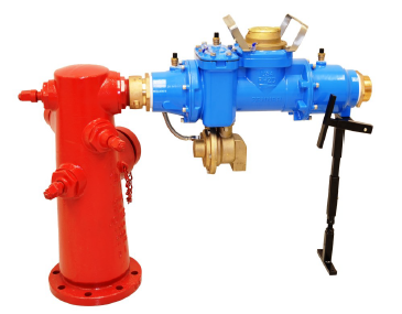 ZENNER FHZD Fire Hydrant Backflow Meter with RPZ