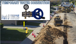 2 1/2" Temporary Water Connection Assembly
